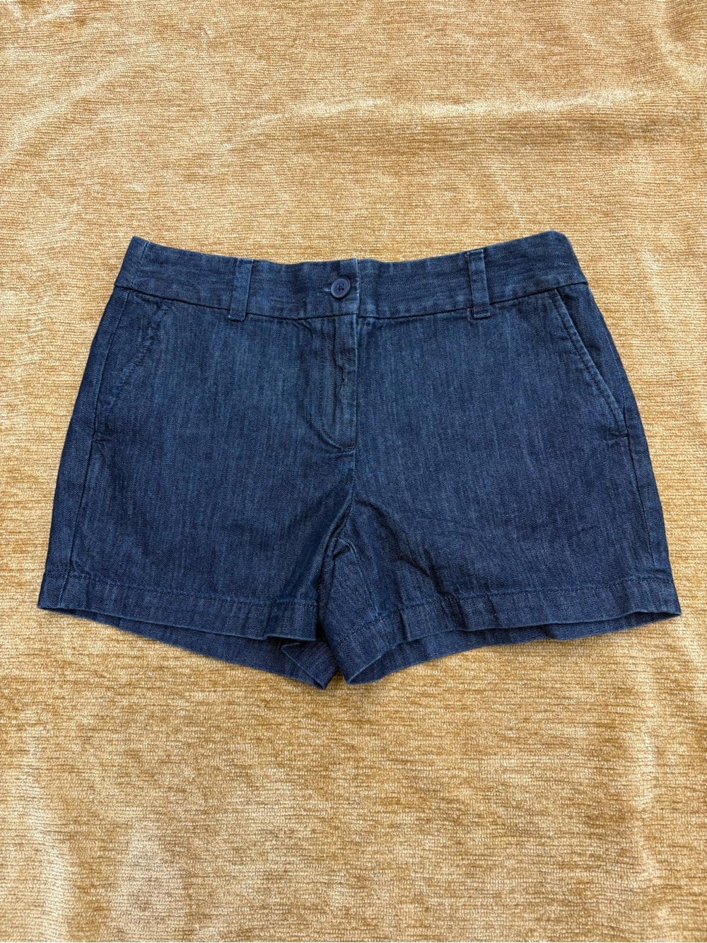 Dark Blue Denim Jean Shorts